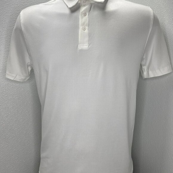 Onia Sun Stretch Jersey Polo Men’s S White - Picture 1 of 12